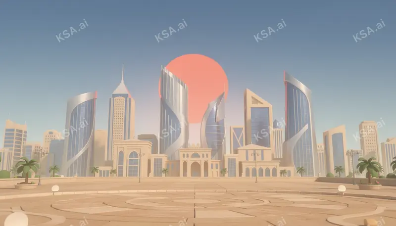 Dammam's modern downtown towers