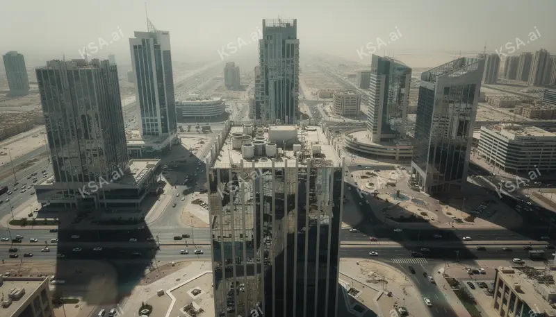 Dammam's modern downtown towers