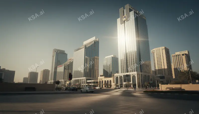 Dammam's modern downtown towers