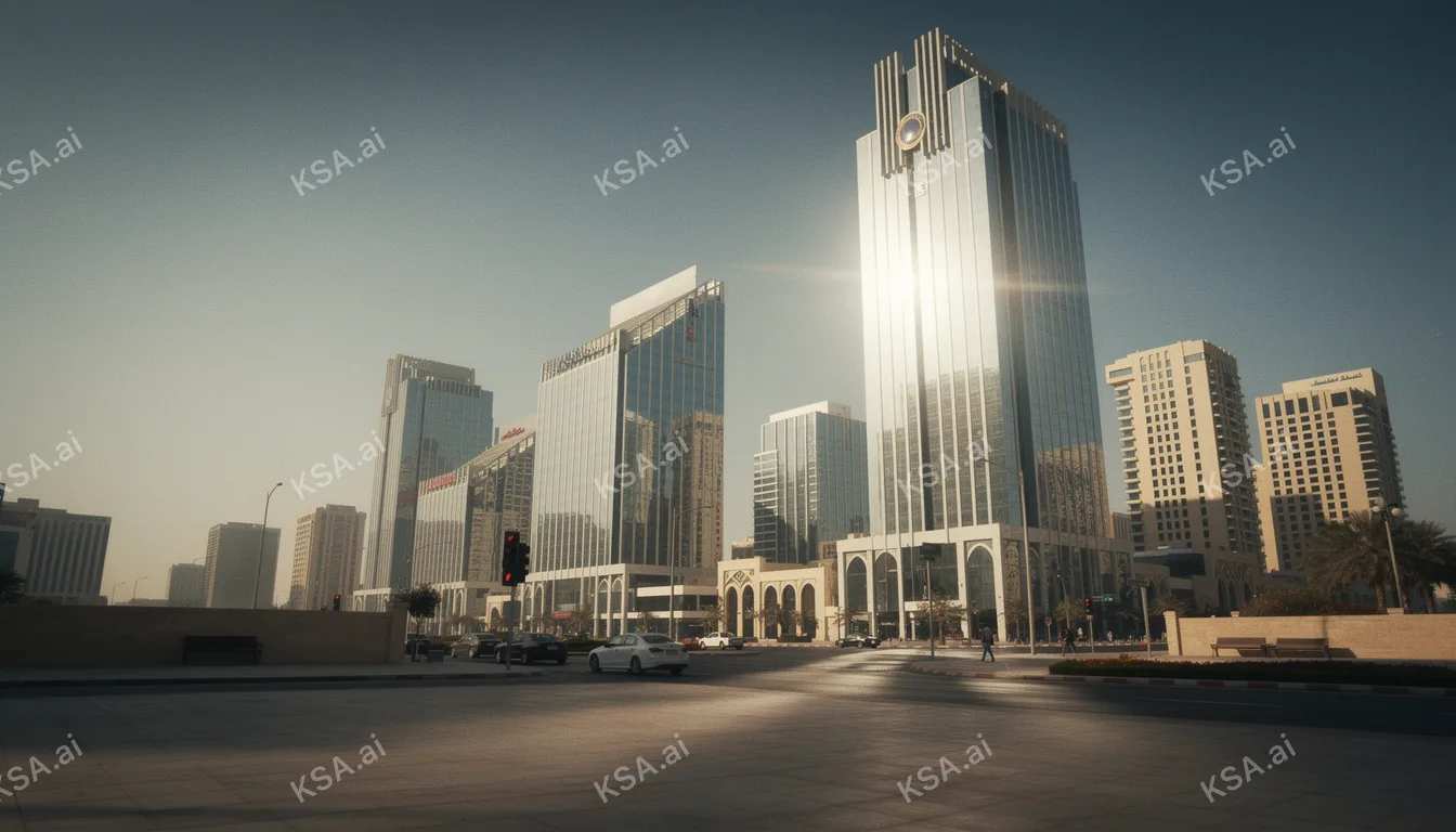 Dammam's modern downtown towers