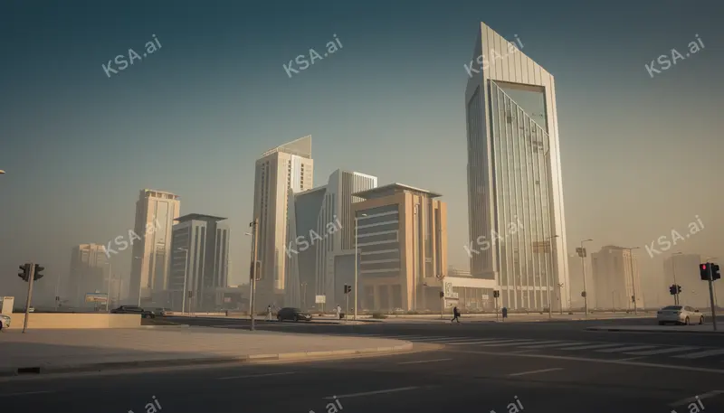 Dammam's modern downtown towers