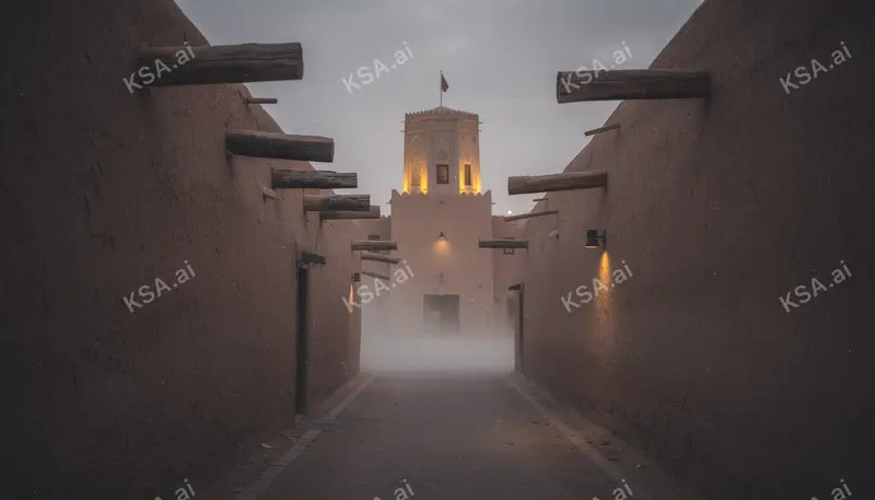 Riyadh's Murabba Palace courtyard