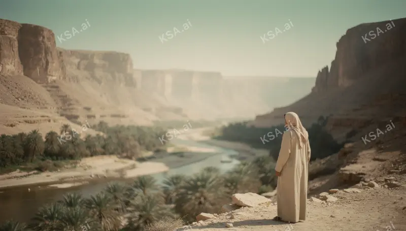 Wadi Disah palm valley
