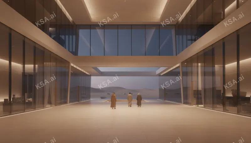 Oxagon's floating port في blue hour