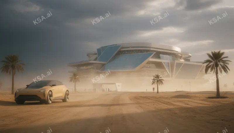Qiddiya's entertainment district