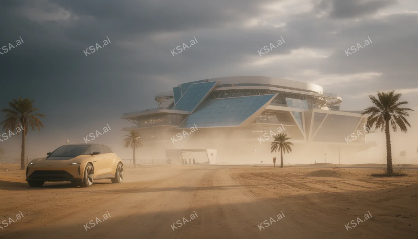 Qiddiya's entertainment district